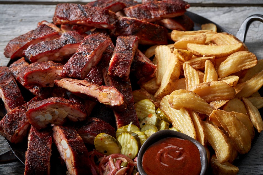 Southside Chicago Rib Tips with Fries