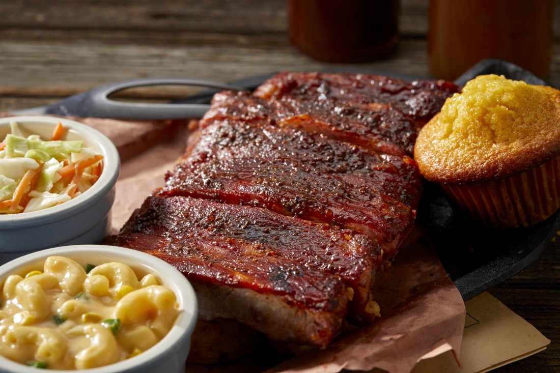 Dave's St. Louis-Style Spareribs Half Slab Platter